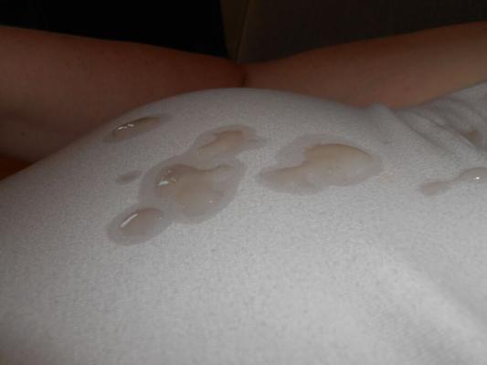 Cum on tits