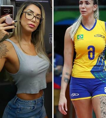 Thaisa - huge volleyball boobs (and ass)