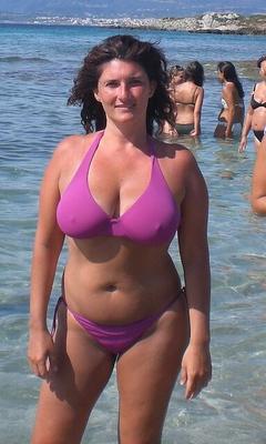 Wives watched on the beach