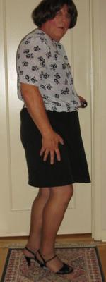 wearing nylons for a change part