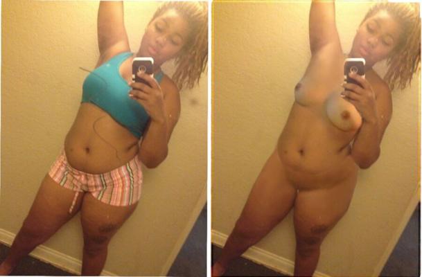 Sexy black girls selfie