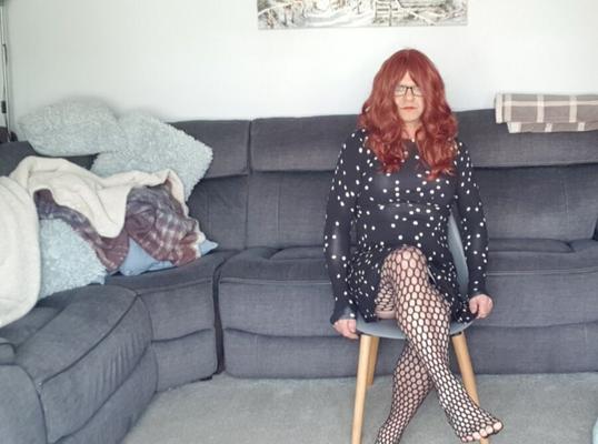 moi en robe à pois