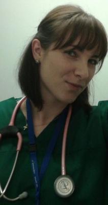 Sexy brunette Doctor