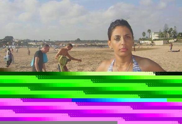 imane à la plage