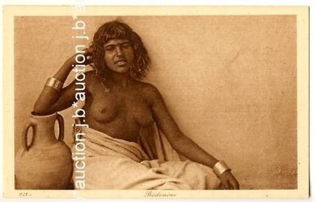 arabe nu vintage portrait