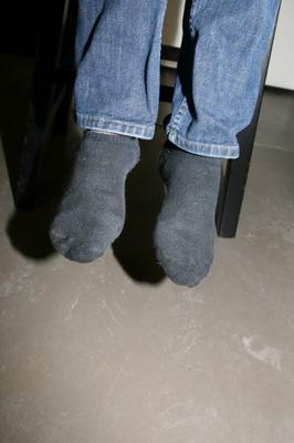 pose de pés