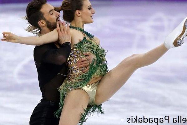 Gabriella Papadakis PyeongChang olímpico nipslip