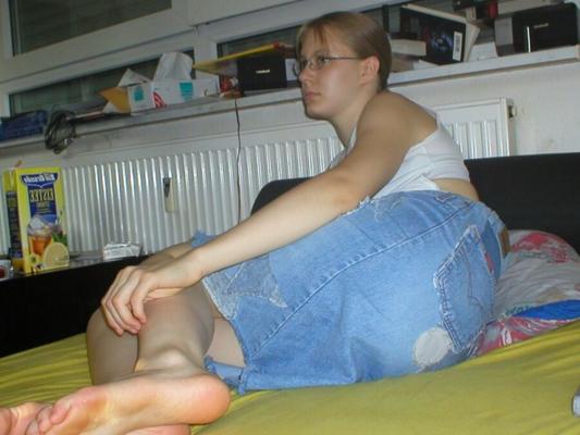 Photo privée : petite amie allemande ringarde et chaude