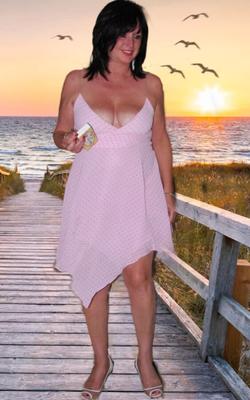 Esposa británica Jo en rosa