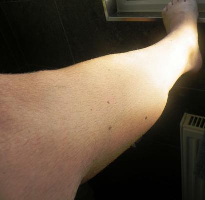 Mes jambes bien rasées