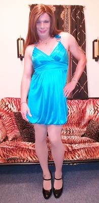 A Sissy Husband after a girls night out with her Hot-Wife