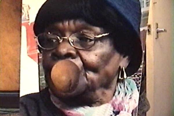 Black old faces getting cocked