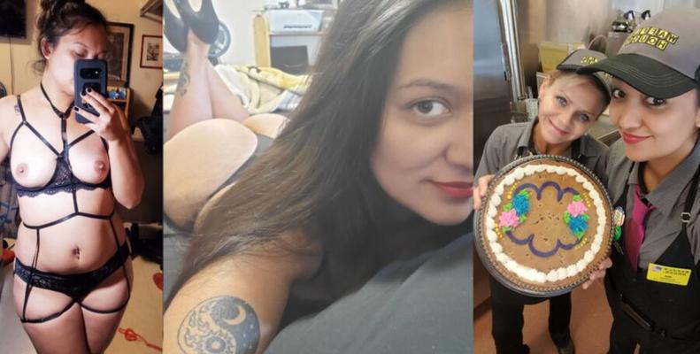 jeune exposée asiatique américaine gf