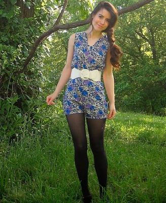 Fashionista Pantyhose # - Super-Cute Slim American