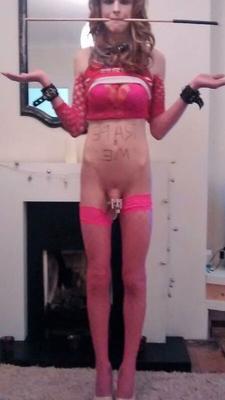 Crossdresser amateur britannique