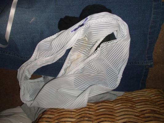 White Soiled Panties