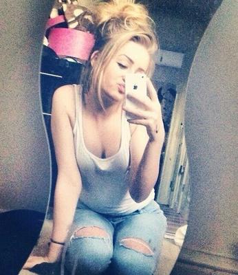 Fit blonde Teenie chav bait cocktease