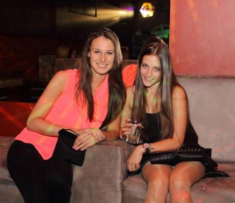Pantyhose teen in party