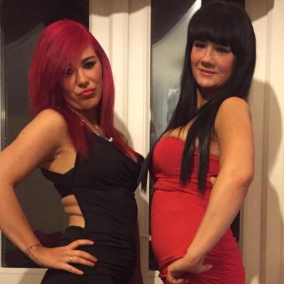 preggo chav slut