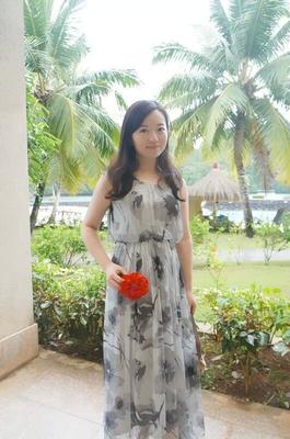 una hermosa niña china
