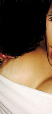 Sucking Latina nipple