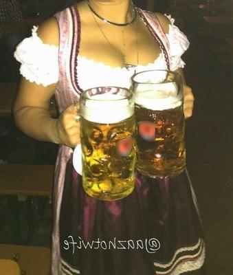 Hot bitch Jazmin from Swiss in German dress