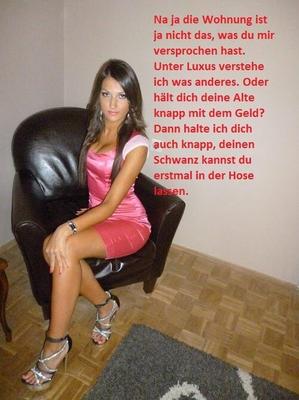 Young femdom german caption