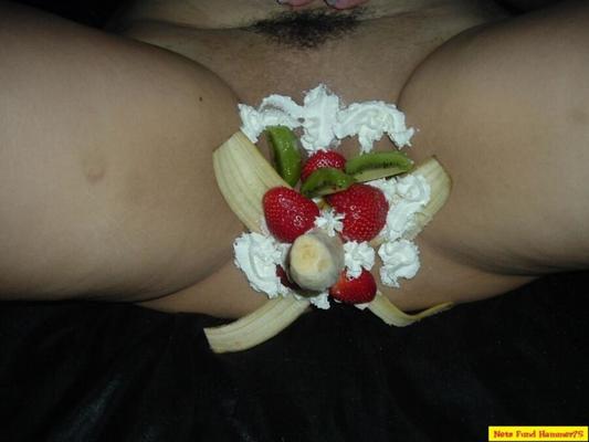 Salade de fruits etwas anders Serviert