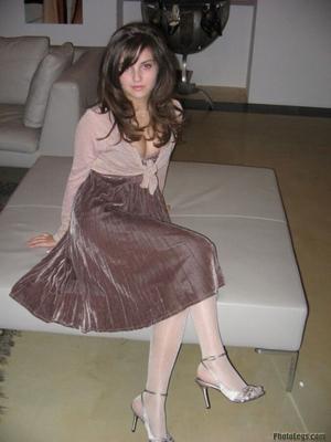 Jupe en l'air Collants