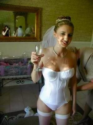 White Weddings - Bukkake Facial Cum Slut Brides