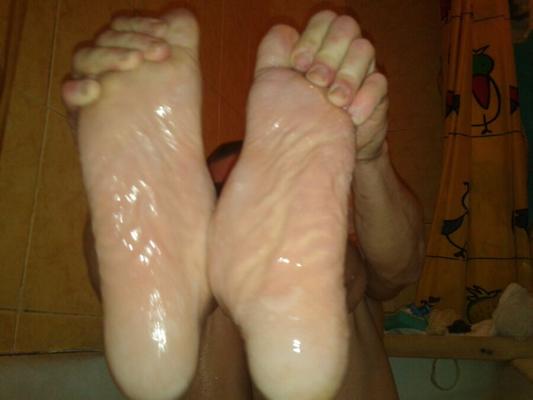 My Shaven Flat Legs in Bathroom