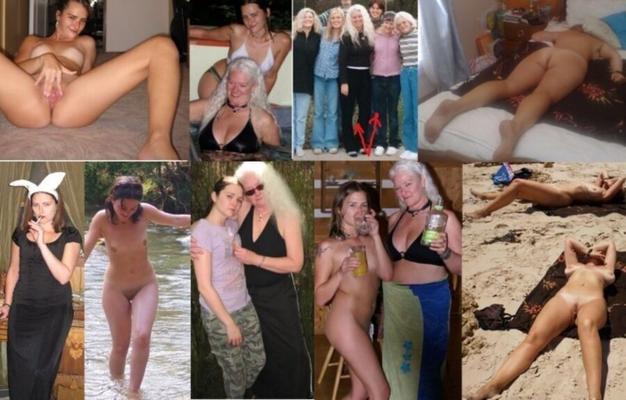 petite mariée et sa maman aux gros seins