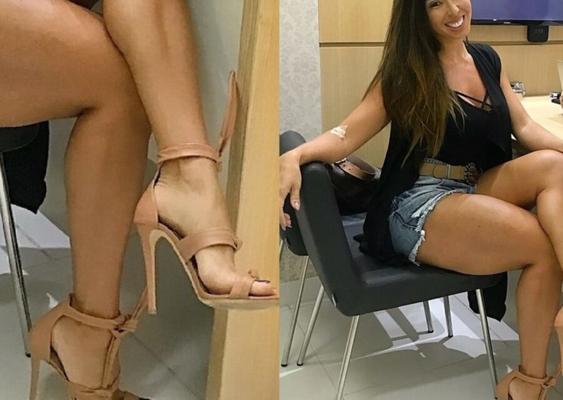 Pieds et visage