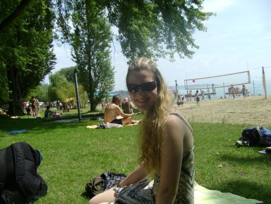 german blonde in bikini