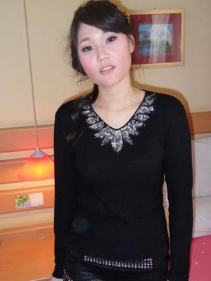 prostituée asiatique prête pour le client