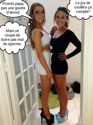 フランス語キャプション (francais) je dis à papa.. mais je panse...