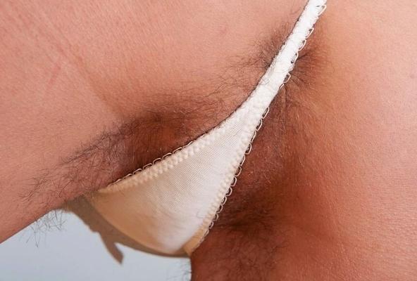 Russian hairy milf * Svetlana posing in white stockings