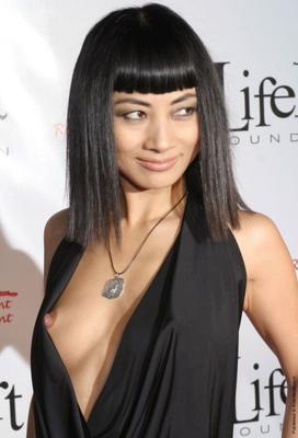 Bai Ling - actrice chinoise avec de gros tétons, diverses photos de nipslip