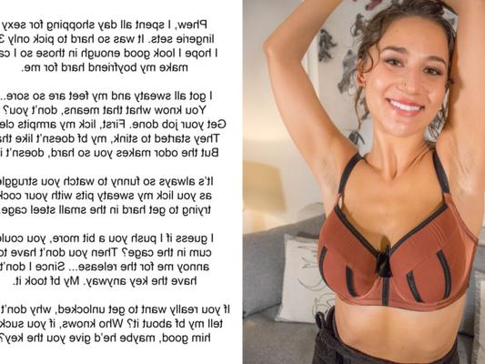 friendzoned cuckold chastity caption