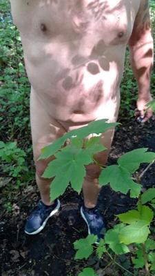 moi nue et en plein air