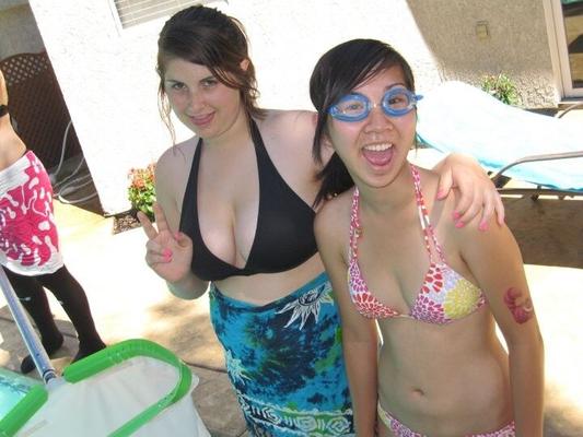 Flawless azn, asian american beauty enjoying the open life