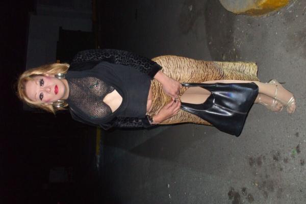 collants transexuelle Roxana rue talonneur