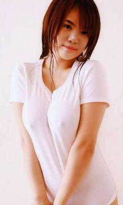 See through, no bra Japanese girl compilation