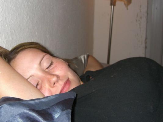 Hubsche Blondine