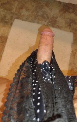 My Cock in Wife&#;s Polka Dot Lace Panties II