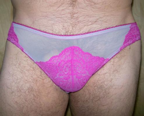 pink knickers and tights...