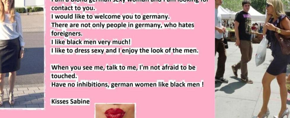 Sabine, a blonde german whore