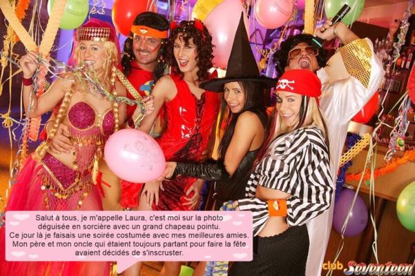 Soirée costumée (French incest caps story)
