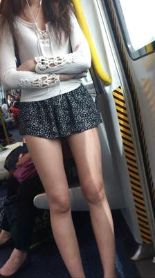 Filles chinoises jambes maigres sexy.