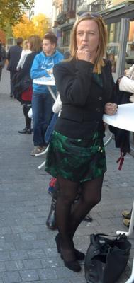 Bitch from Work in Pantyhose